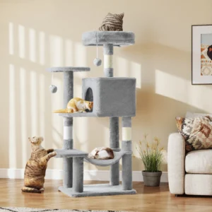 Multi-Level 'Kitty-Condo' Scratch & Play Post